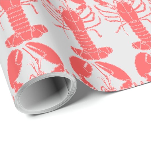 Rood en licht grijs omlooppapier cadeaupapier (Rol Hoek)