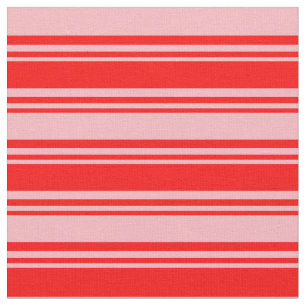 Rood en licht roze kleurpatroon van strepen stof