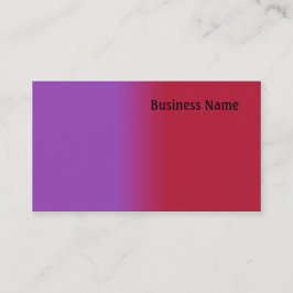 Rood en lila visitekaartje