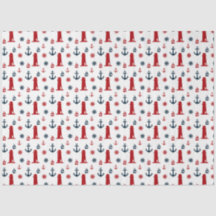 Rood en marineblauw nautisch serie ontwerp 12