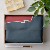 Rood en Navy Nautical Series Design 4 Tissuepapier (Geschenk)