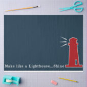 Rood en Navy Nautical Series Design 4 Tissuepapier (Craft)