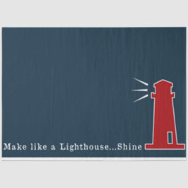 Rood en Navy Nautical Series Design 4 Tissuepapier