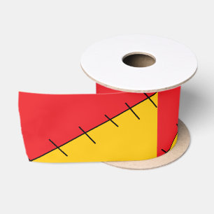 Rood en oranje lint