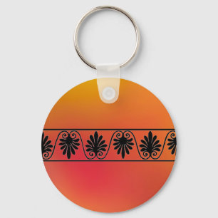Rood- en Oranje Sleutelhanger