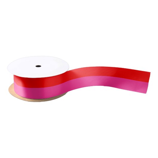 Rood- en roze band lint (Spoel)
