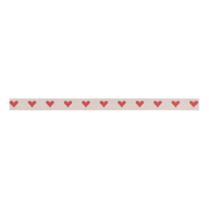 Rood en Roze Hart Valentijnsdag Gift Favor Grosgrain Lint