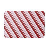 Rood- en roze peppermint Stripe Badmat (Voorkant)