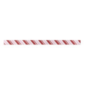 Rood- en roze peppermint Stripe Lint (Voorkant)