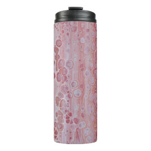 Rood- en roze plotches thermosbeker