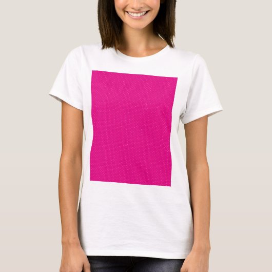 Rood en roze polka dot inpakpapier met gelijkmatig t-shirt (Voorkant)