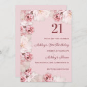 Rood- en roze rozen op zaterdag kaart (Voorkant / Achterkant)