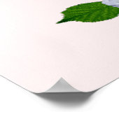 Rood- en roze rozenhuwelijk poster (Hoek)