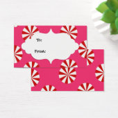 Rood en Roze Snoep cadeau labels Visitekaartjes (Bureau)