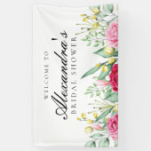 rood en roze Vrijgezellenfeest Spandoek (Verticaal)