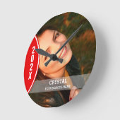 Rood en wit Afstuderen Foto  Ronde Klok (Hoek)