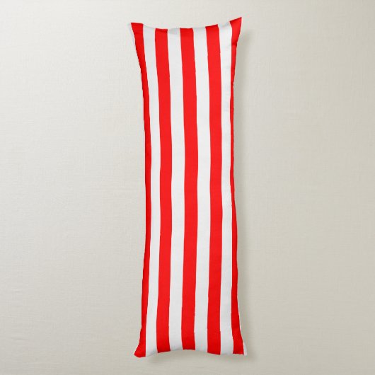 Rood en wit bodypillow lichaamskussen (Achterkant (Verticaal))