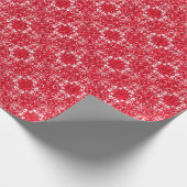 Rood en wit cadeaupapier (Hoek)