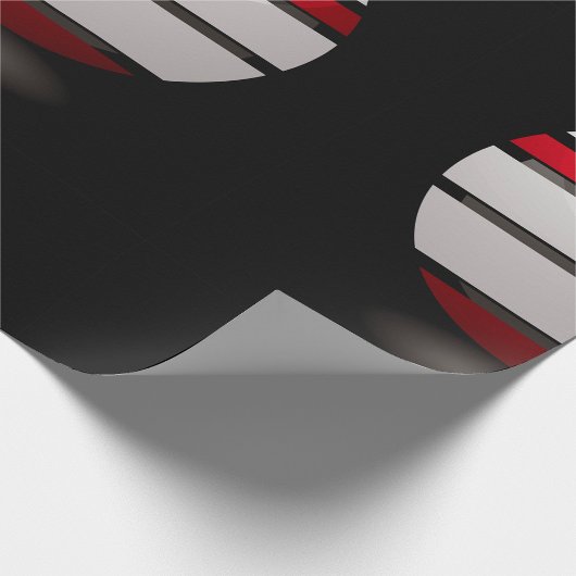 Rood en wit droid pictogram Verpakking papier