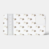 Rood en wit Engels Springer Spaniel Case-Mate iPhone Case (Achterkant (horizontaal))