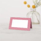 Rood en Wit geruite Checker Patroon | Vakantie (Voorkant)