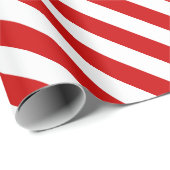 Rood en wit gestreept kerstpapier. cadeaupapier (Rol Hoek)