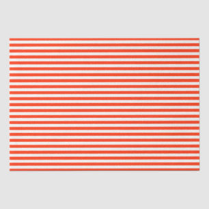 Rood en wit gestreept tissuepapier