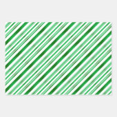 Rood en wit, groen en wit, blauw en wit inpakpapier vel (Voorkant 2)