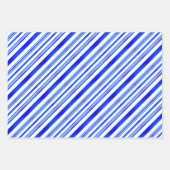Rood en wit, groen en wit, blauw en wit inpakpapier vel (Voorkant 3)