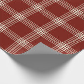 Rood en wit - Groot Cadeaupapier (Hoek)