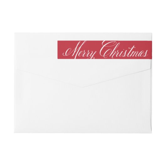 Rood en wit kerstfeest (Achterkant)