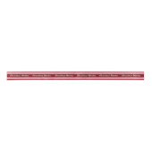 Rood en wit kerstlint lint (Voorkant)