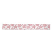 Rood en wit kerstpatroonlint lint (Voorkant)