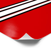 rood en wit, klasse reünie Posters Perfect Poster (Hoek)