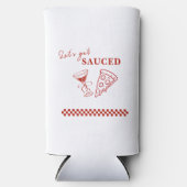 Rood en wit Let's Get Sauced Bachelorette (Voorkant)