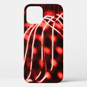 Rood en wit licht iPhone 12 hoesje