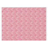 Rood en wit luipaardprint tafelkleed (Voorkant (Horizontaal))