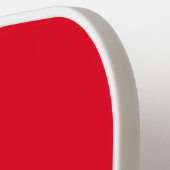 Rood en Wit Modern Monogram Pickleball Paddle (Links Detail)