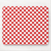 Rood en wit muismat (Voorkant)