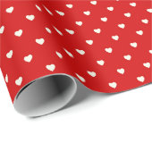 Rood en wit omslagpapier cadeaupapier (Rol Hoek)