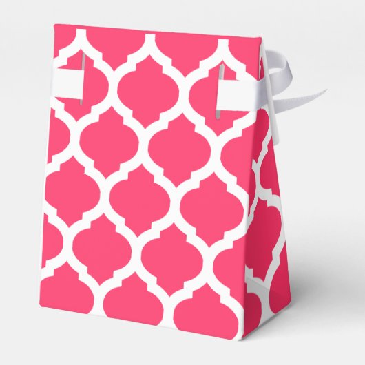 Rood en wit patroon dankzij cadeaudoos bedankdoosjes (Achterkant)