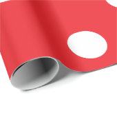 Rood en wit poka dots ompakken papier van 30 x 6 i (Rol Hoek)