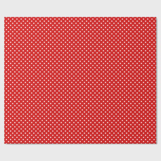 Rood en wit pokdot papier (Vlak)