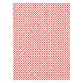Rood en wit polka dot en check patroon is ver weg tafelkleed (Voorkant)
