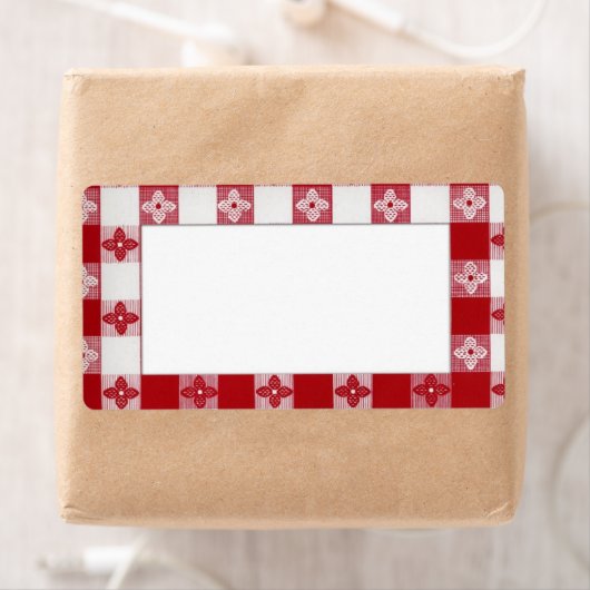 Rood en Wit Retro Label (Insitu)