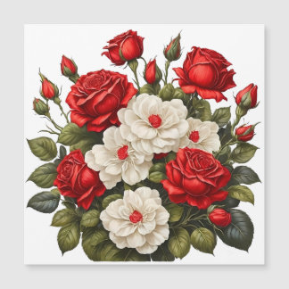 Rood en wit roos