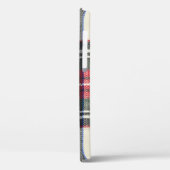 Rood en wit Schotse tartan plaid. Case-Mate iPhone Case (Achterkant / Links)