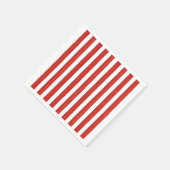 Rood en wit servetten (Hoek)