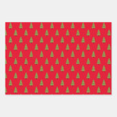 Rood en wit Sinterklaas Kerst inpakpapier (Voorkant)