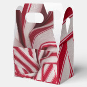 Rood en wit snoep strepen bedankdoosjes (Geopend)